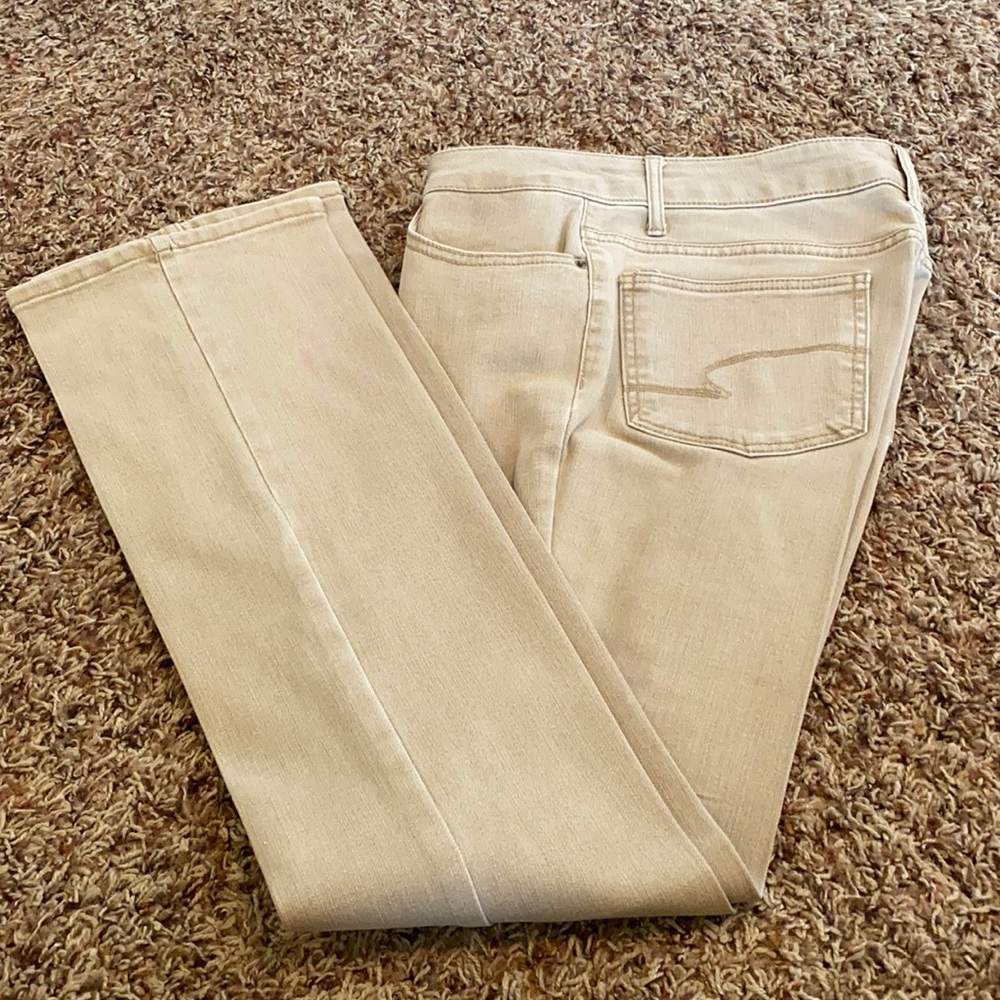 Tan Stretch Jeans